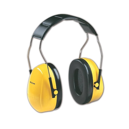 3M Peltor Optime Headband Ear Muffs, Black, Yellow 10093045080912